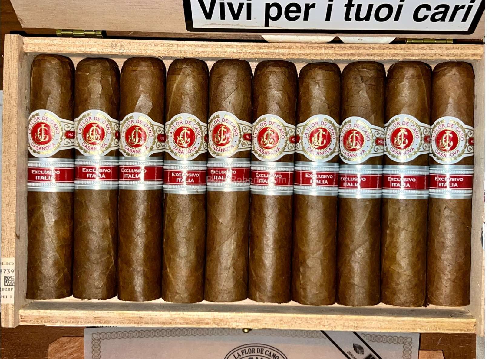 La Flor de Cano Casanova Edición Regional Italia 2016