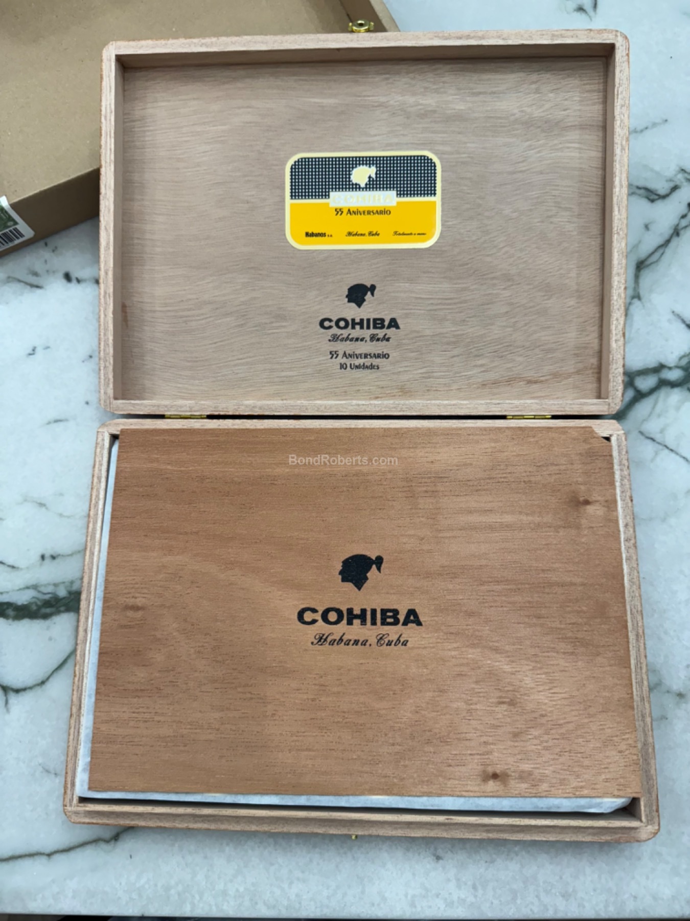 LE 【空箱のみ】 COHIBA 55 Aniversario 木製ボックス 2021 - Cohiba