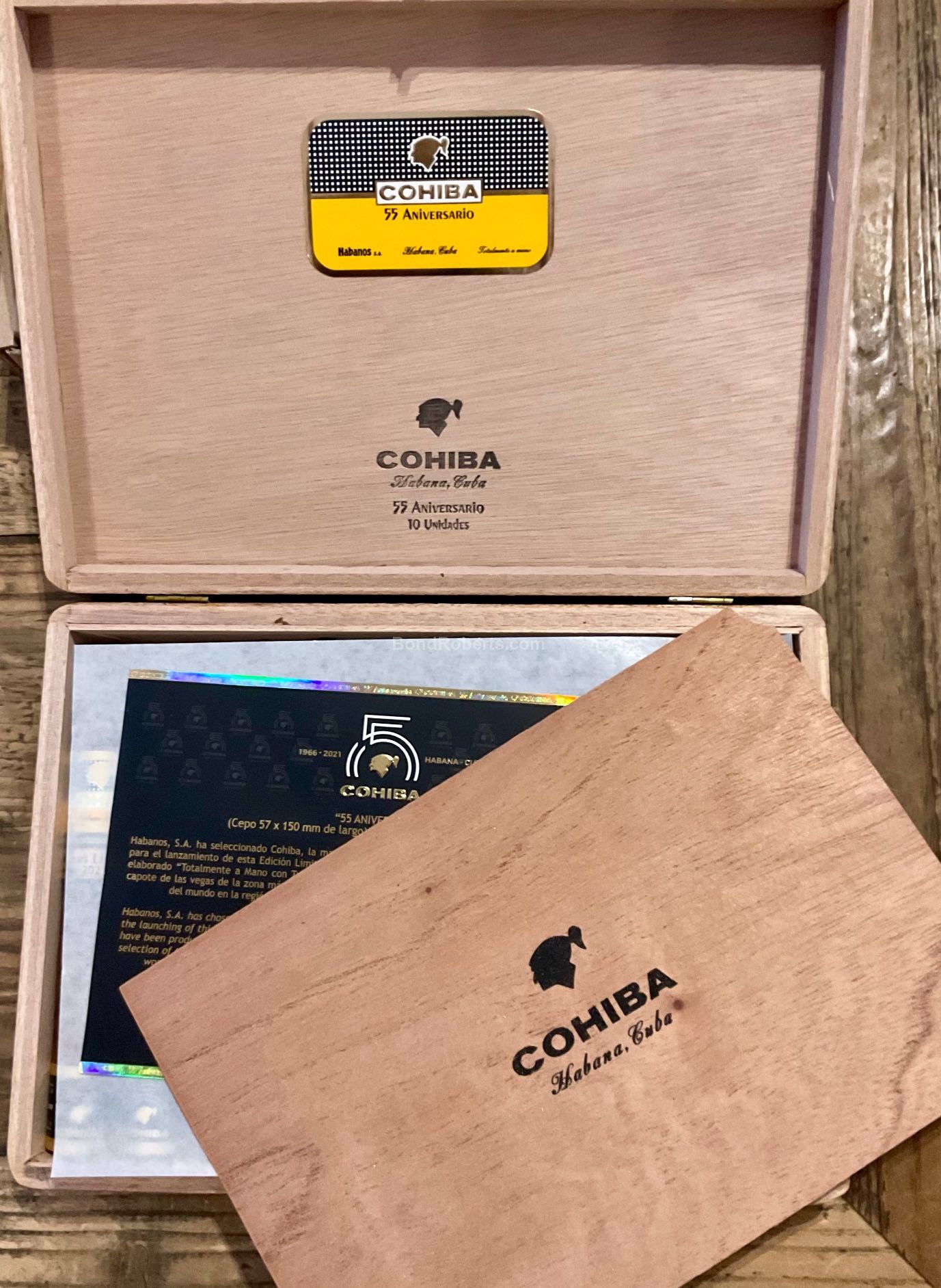 Cohiba 55 Aniversario Edición Limitada 2022 | Bond Roberts